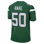 Men's New York Jets Bradlee Anae Gotham Green Game Player Jersey