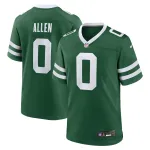 Men's New York Jets Braelon Allen Legacy Green Game Jersey