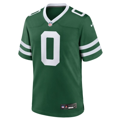 Men's New York Jets Braelon Allen Legacy Green Game Jersey 02