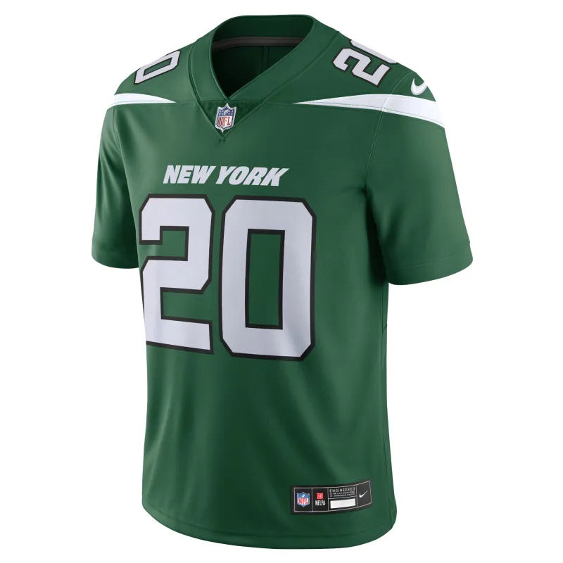 Men's New York Jets Breece Hall Gotham Green Vapor Untouchable Limited Jersey