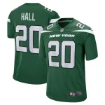 Men's New York Jets Breece Hall Green Player Game Jersey