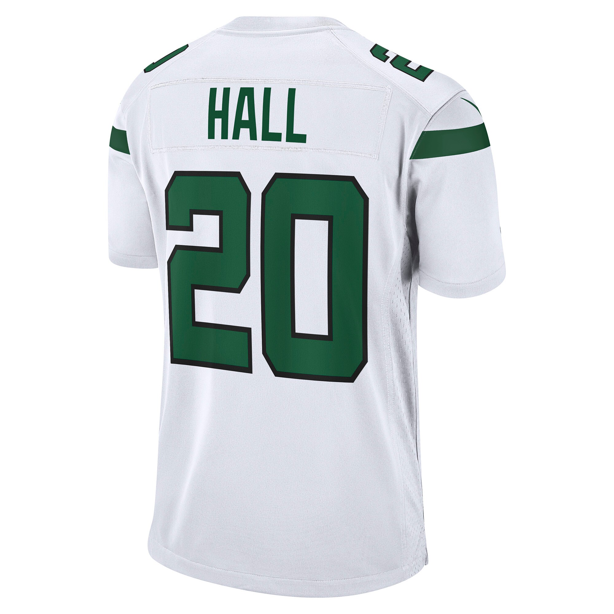 Men's New York Jets Breece Hall White Away Game Player Jersey