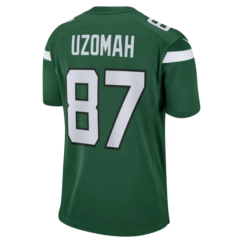 Men's New York Jets C.J. Uzomah Gotham Green Player Game Jersey