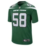 Men's New York Jets Carl Lawson Gotham Green Game Jersey