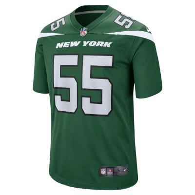 Men's New York Jets Chazz Surratt Gotham Green Game Player Jersey 02