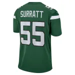 Men's New York Jets Chazz Surratt Gotham Green Game Player Jersey
