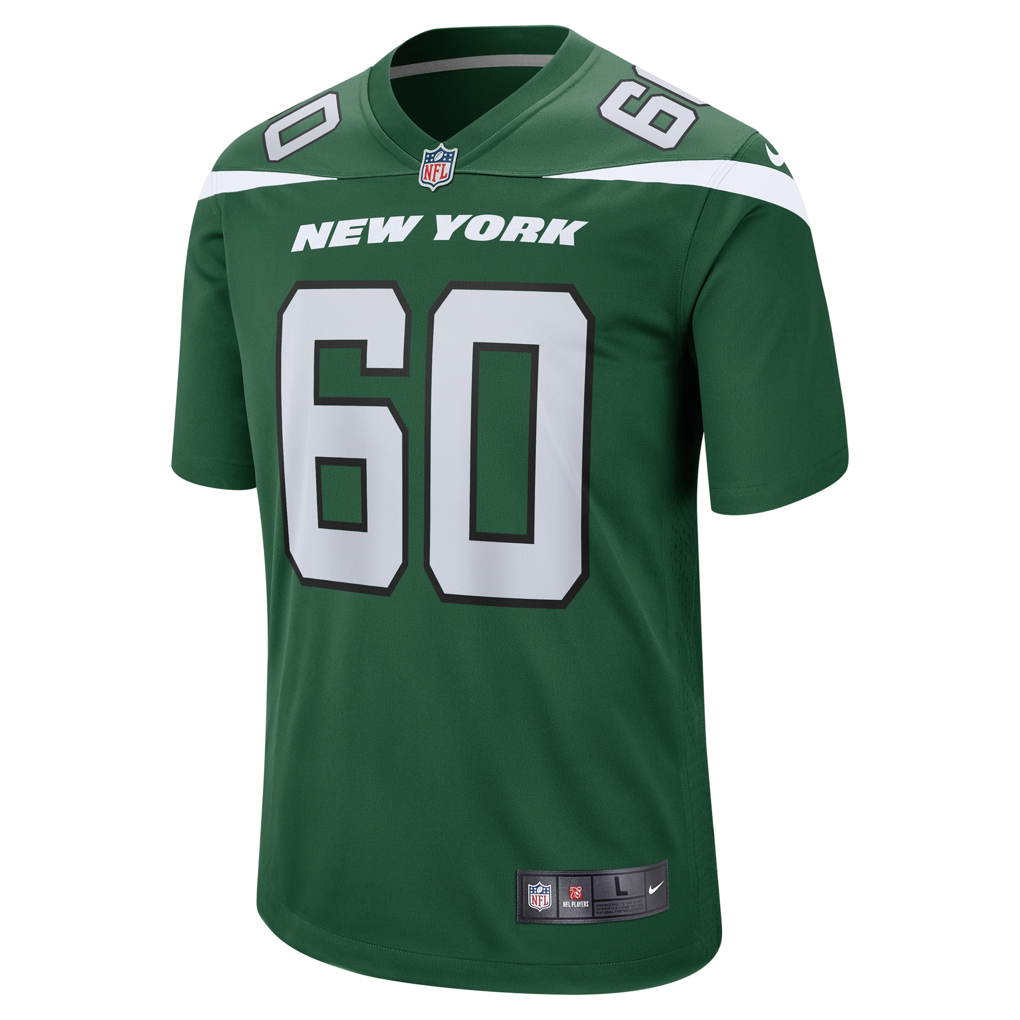 Men's New York Jets Connor McGovern Gotham Green Game Jersey