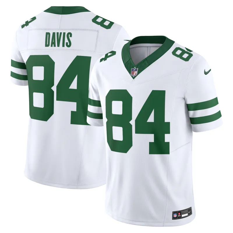 Men's New York Jets Corey Davis Legacy White Vapor F.U.S.E. Limited Jersey