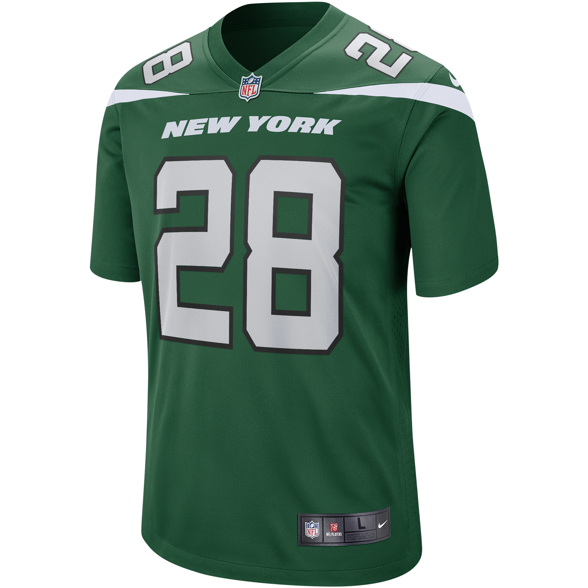 Men's New York Jets Curtis Martin Gotham Green Game Retired Player Jersey