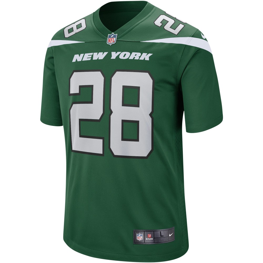 Men's New York Jets Curtis Martin Gotham Green Game Retired Player Jersey