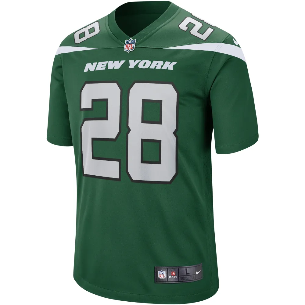 Men's New York Jets Curtis Martin Gotham Green Game Retired Player Jersey