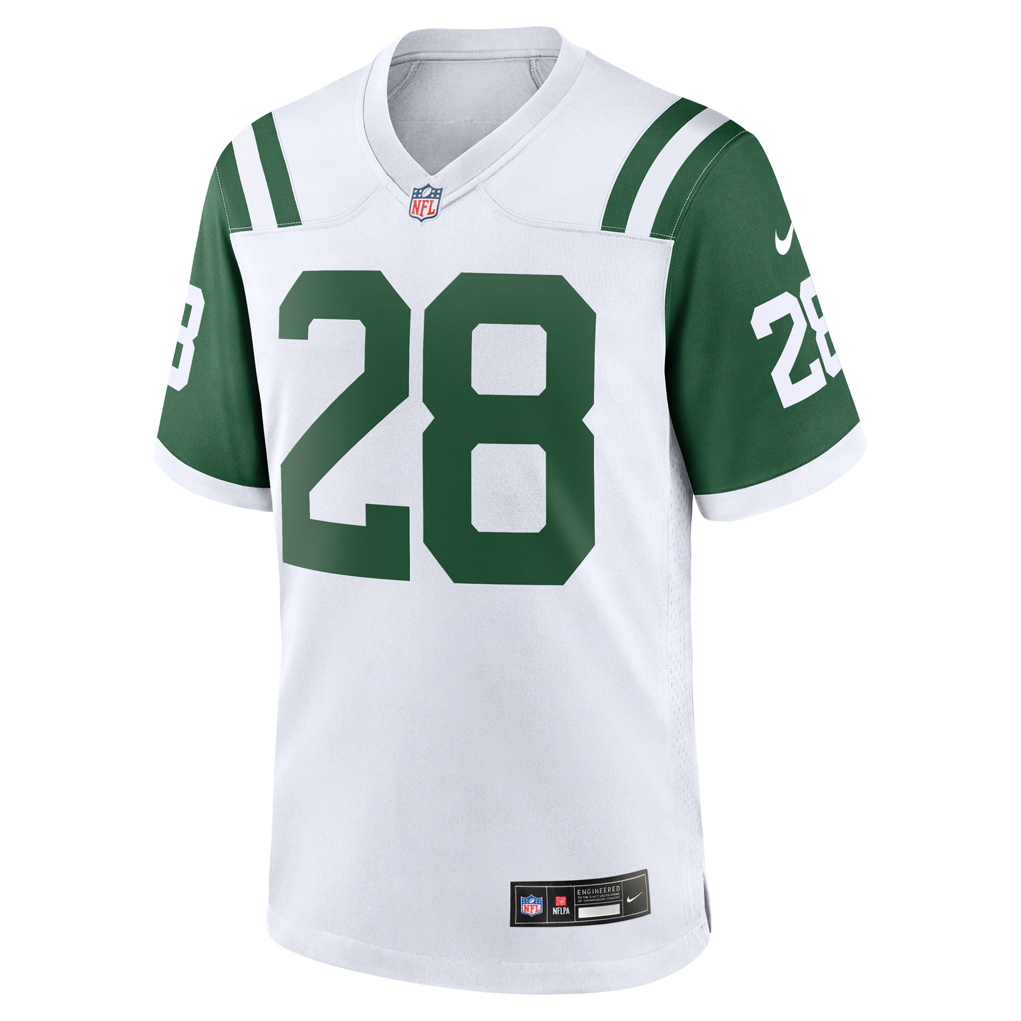 Men's New York Jets Curtis Martin White Classic Alternate Retired Player Game Jersey