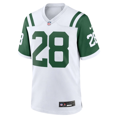 Men's New York Jets Curtis Martin White Classic Alternate Retired Player Game Jersey 02