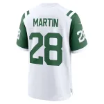 Men's New York Jets Curtis Martin White Classic Alternate Retired Player Game Jersey