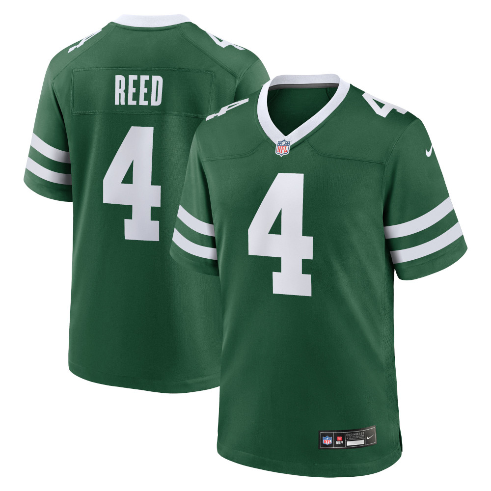 Men's New York Jets D.J. Reed Legacy Green Game Jersey