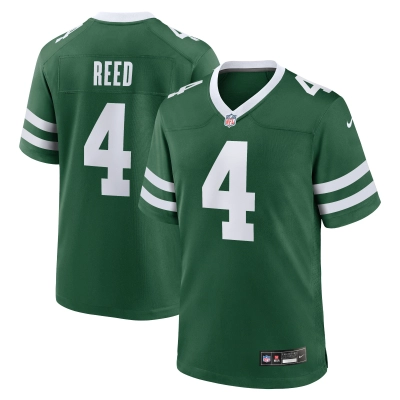 Men's New York Jets D.J. Reed Legacy Green Game Jersey 01