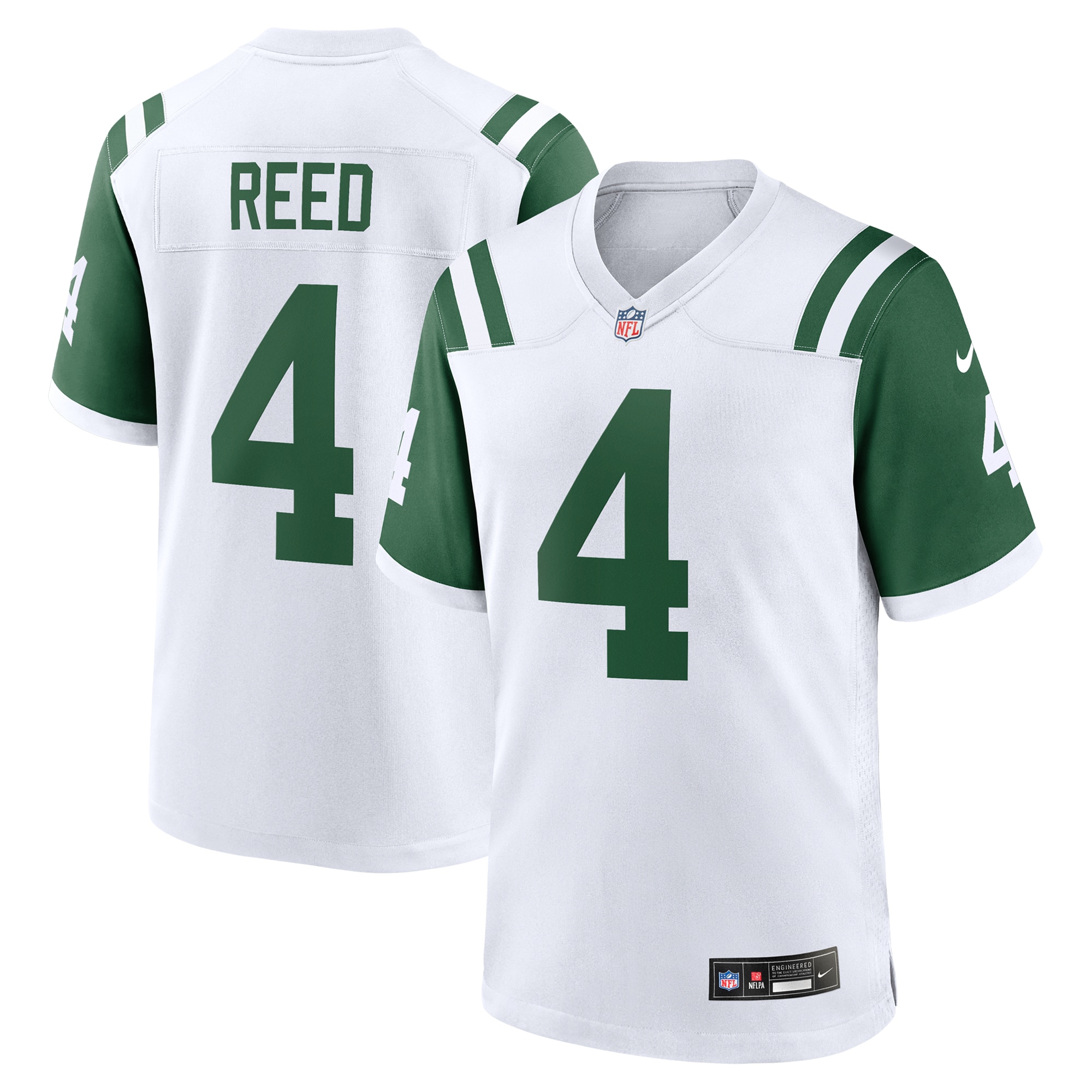 Men's New York Jets D.J. Reed White Classic Alternate Game Jersey