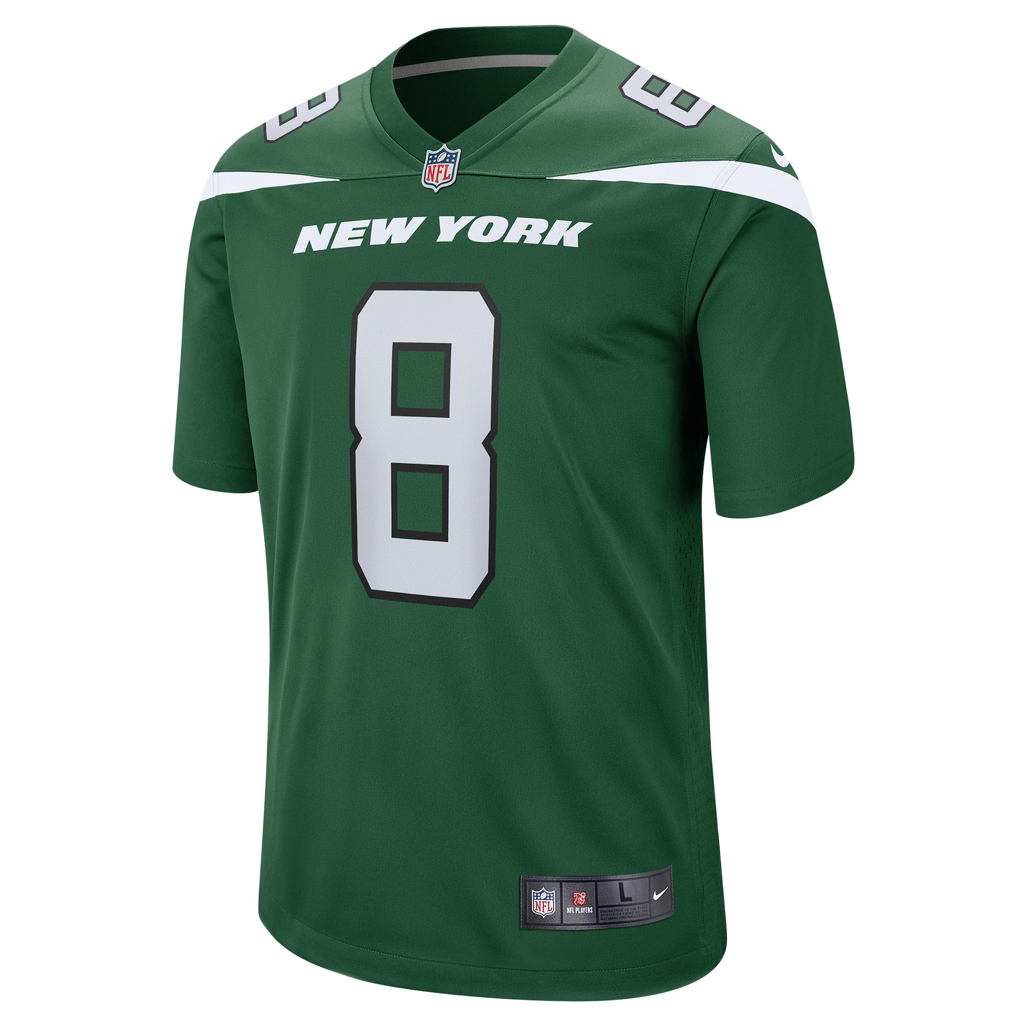 Men's New York Jets Elijah Moore Gotham Green Game Jersey