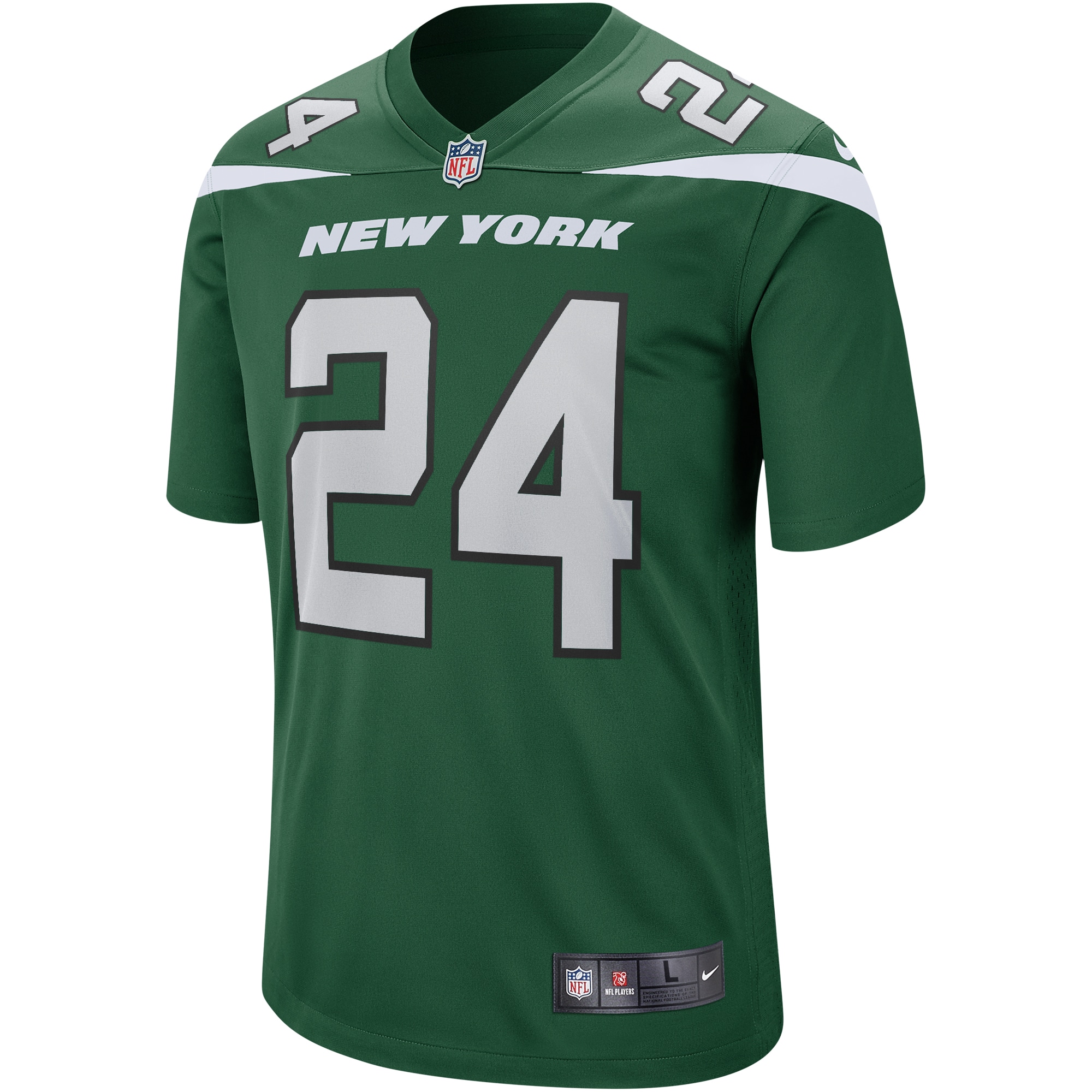 Men's New York Jets Freeman McNeil Gotham Green Game Retired Player Jersey