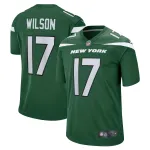 Men's New York Jets Garrett Wilson Green Player Game Jersey
