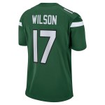 Men's New York Jets Garrett Wilson Green Player Game Jersey