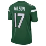 Men's New York Jets Garrett Wilson Green Player Game Jersey