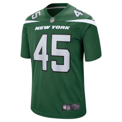 Men's New York Jets Hamsah Nasirildeen Gotham Green Game Jersey 02