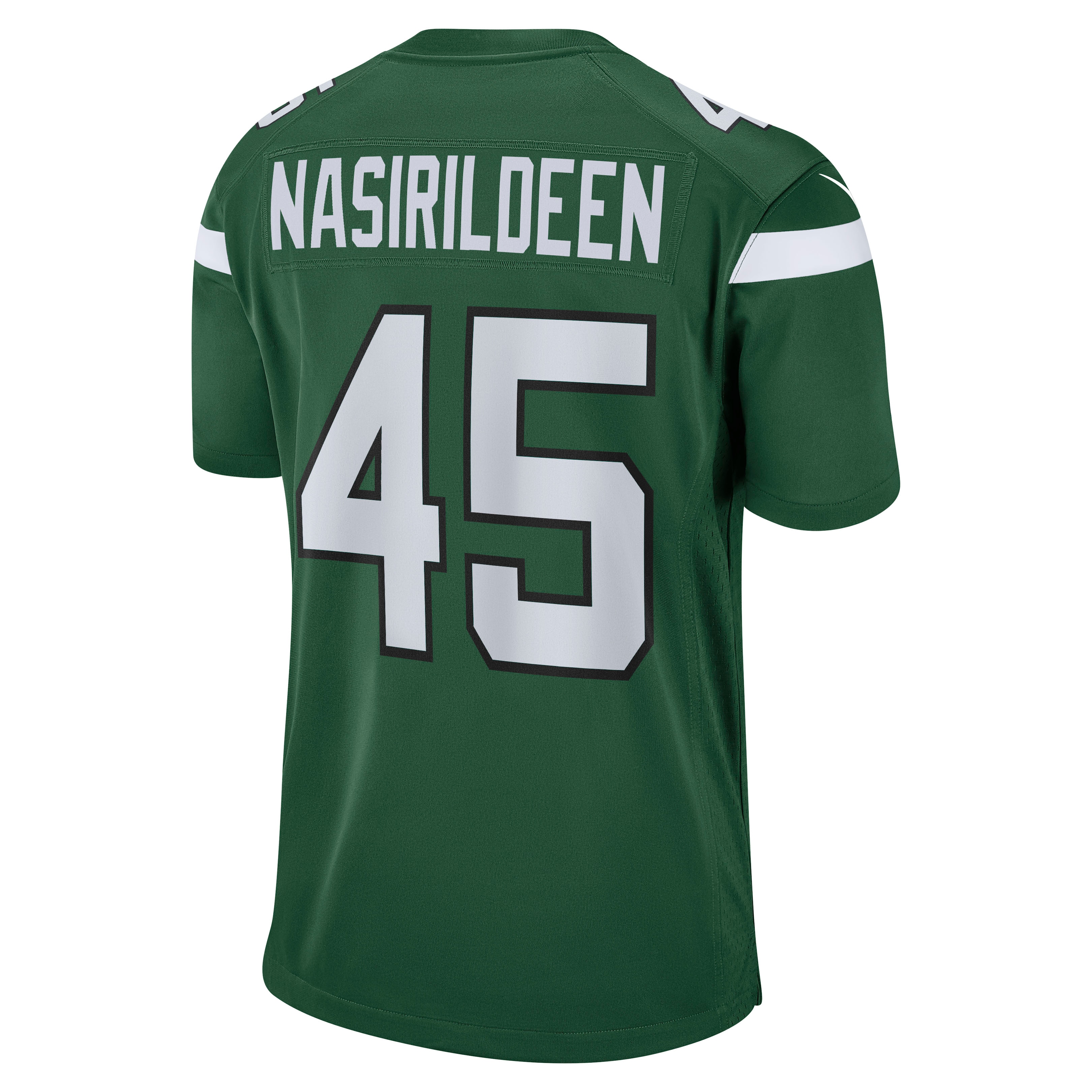 Men's New York Jets Hamsah Nasirildeen Gotham Green Game Jersey
