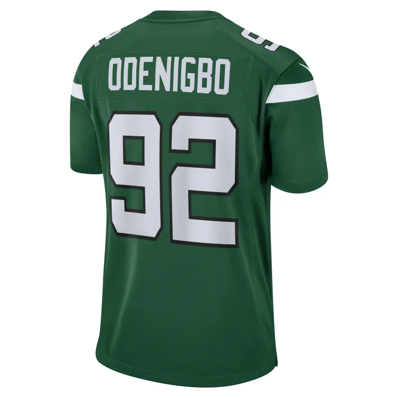 Men's New York Jets Ifeadi Odenigbo Gotham Green Game Jersey
