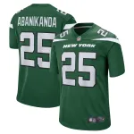 Men's New York Jets Israel Abanikanda Gotham Green Game Jersey
