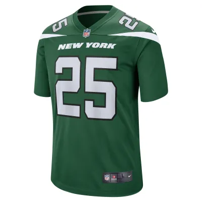 Men's New York Jets Israel Abanikanda Gotham Green Game Jersey 02