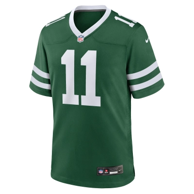 Men's New York Jets Jermaine Johnson II Legacy Green Game Jersey 02