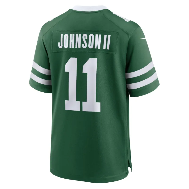 Men's New York Jets Jermaine Johnson II Legacy Green Game Jersey