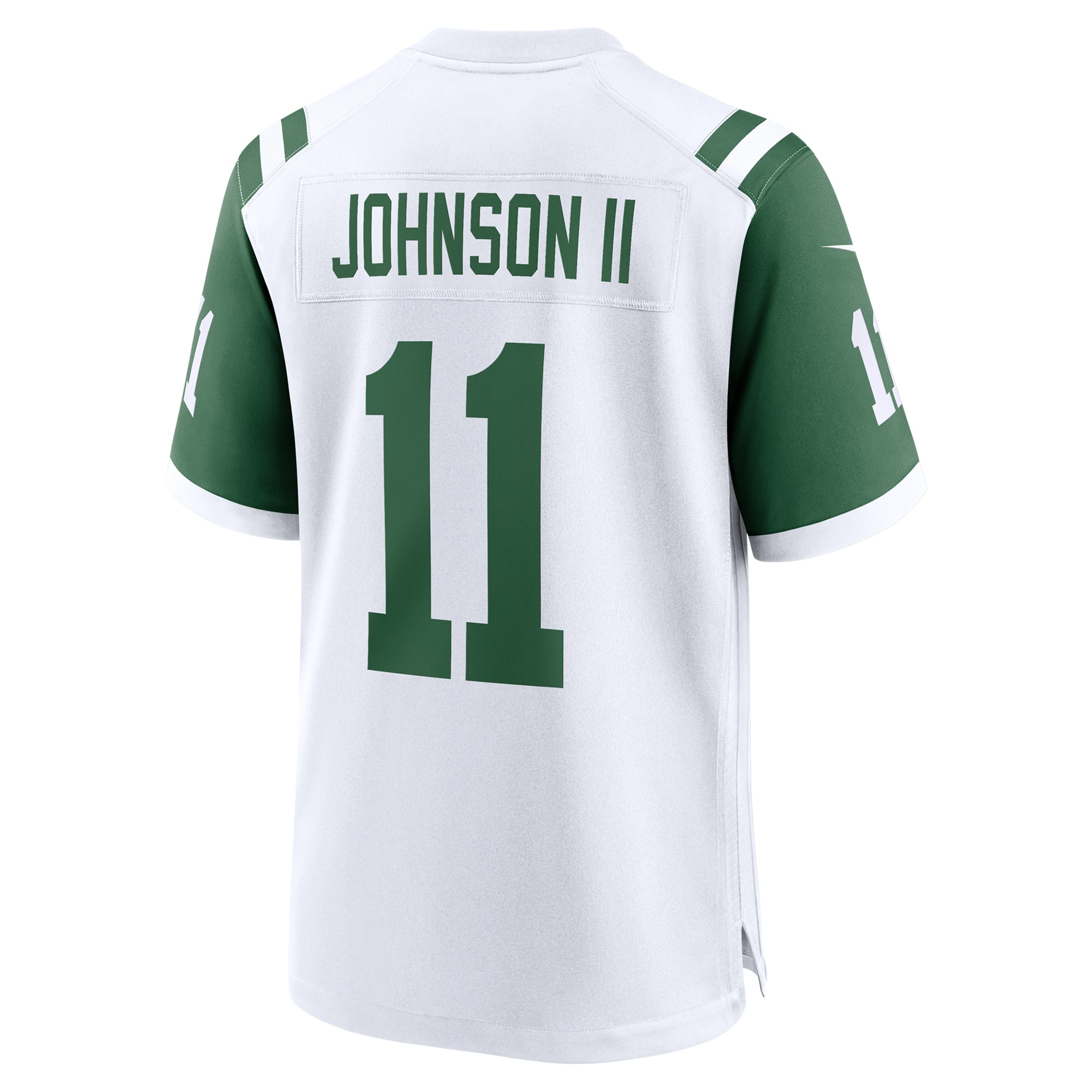Men's New York Jets Jermaine Johnson II White Classic Alternate Game Jersey