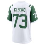 Men's New York Jets Joe Klecko White Classic Alternate Retired Player Game Jersey