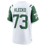Men's New York Jets Joe Klecko White Classic Alternate Retired Player Game Jersey