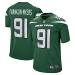 Men's New York Jets John Franklin-Myers Gotham Green Game Jersey
