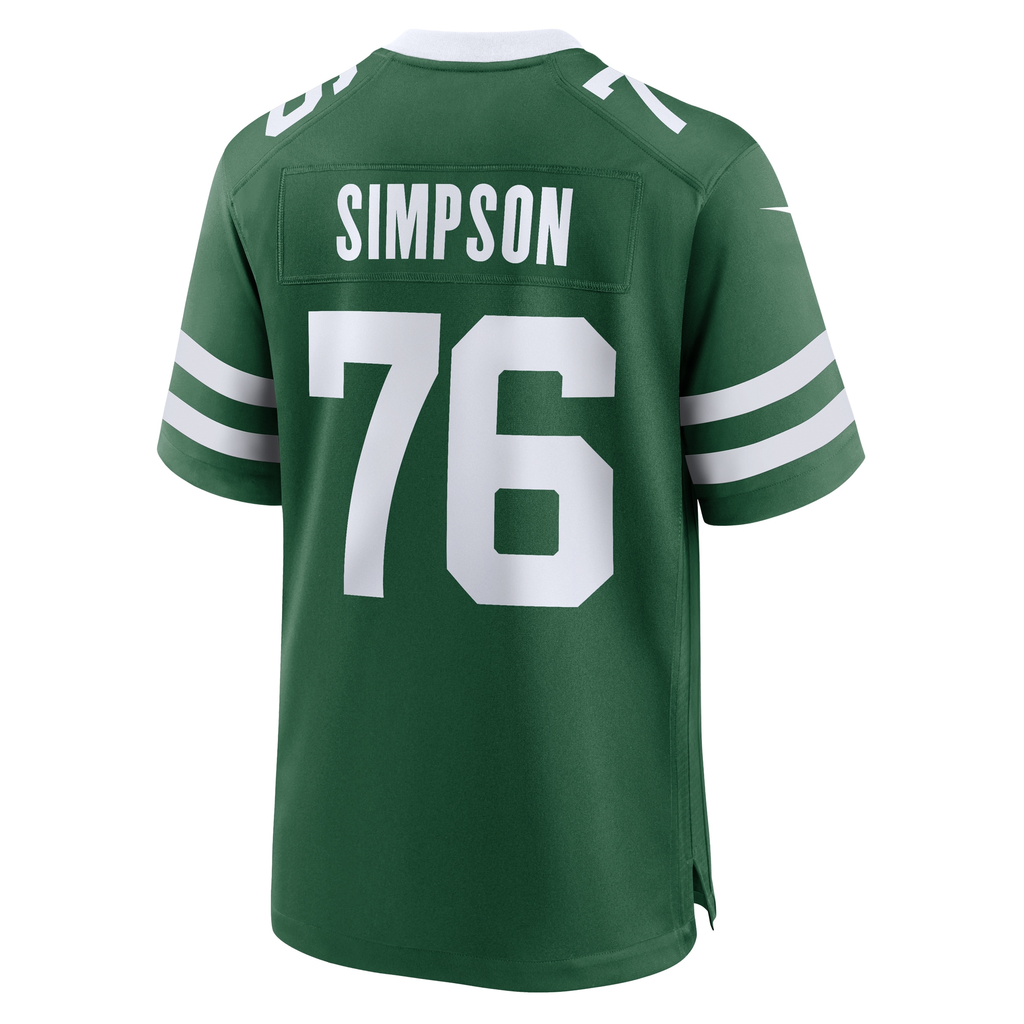Men's New York Jets John Simpson Legacy Green Game Jersey