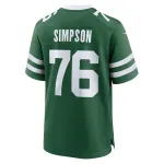 Men's New York Jets John Simpson Legacy Green Game Jersey