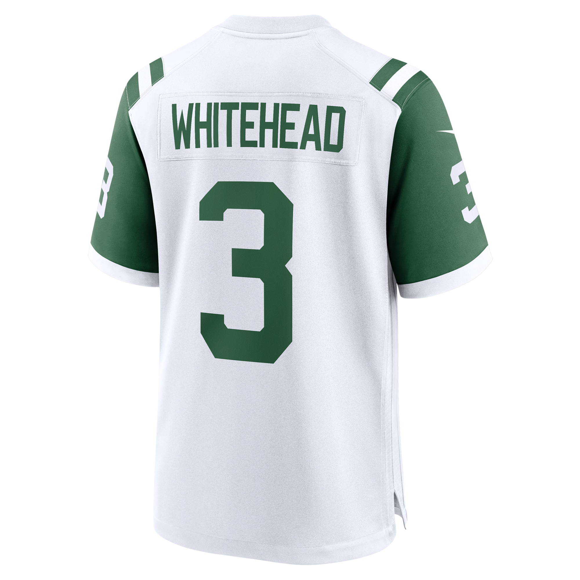 Men's New York Jets Jordan Whitehead White Classic Alternate Player Game Jersey