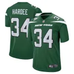 Men's New York Jets Justin Hardee Gotham Green Game Jersey