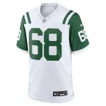 Men's New York Jets Kevin Mawae White Classic Alternate Retired Player Game Jersey