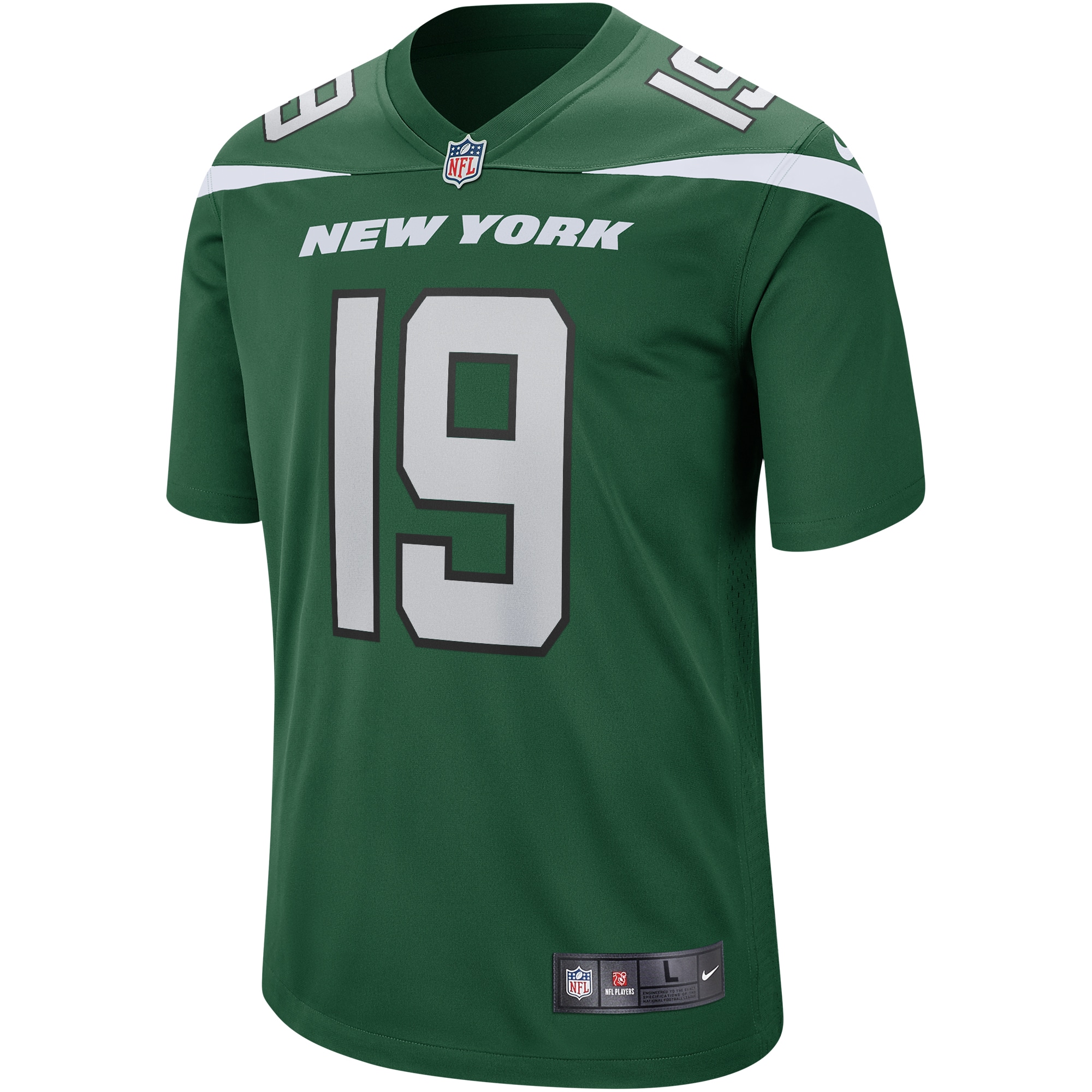 Men's New York Jets Keyshawn Johnson Gotham Green Game Retired Player Jersey