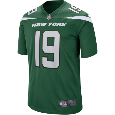 Men's New York Jets Keyshawn Johnson Gotham Green Game Retired Player Jersey 02