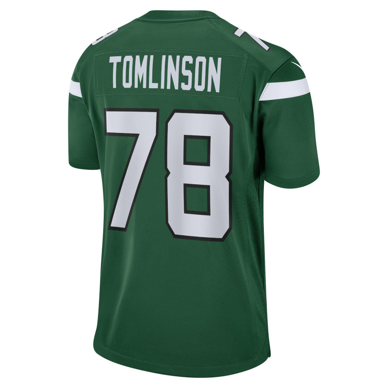 Men's New York Jets Laken Tomlinson Gotham Green Game Jersey