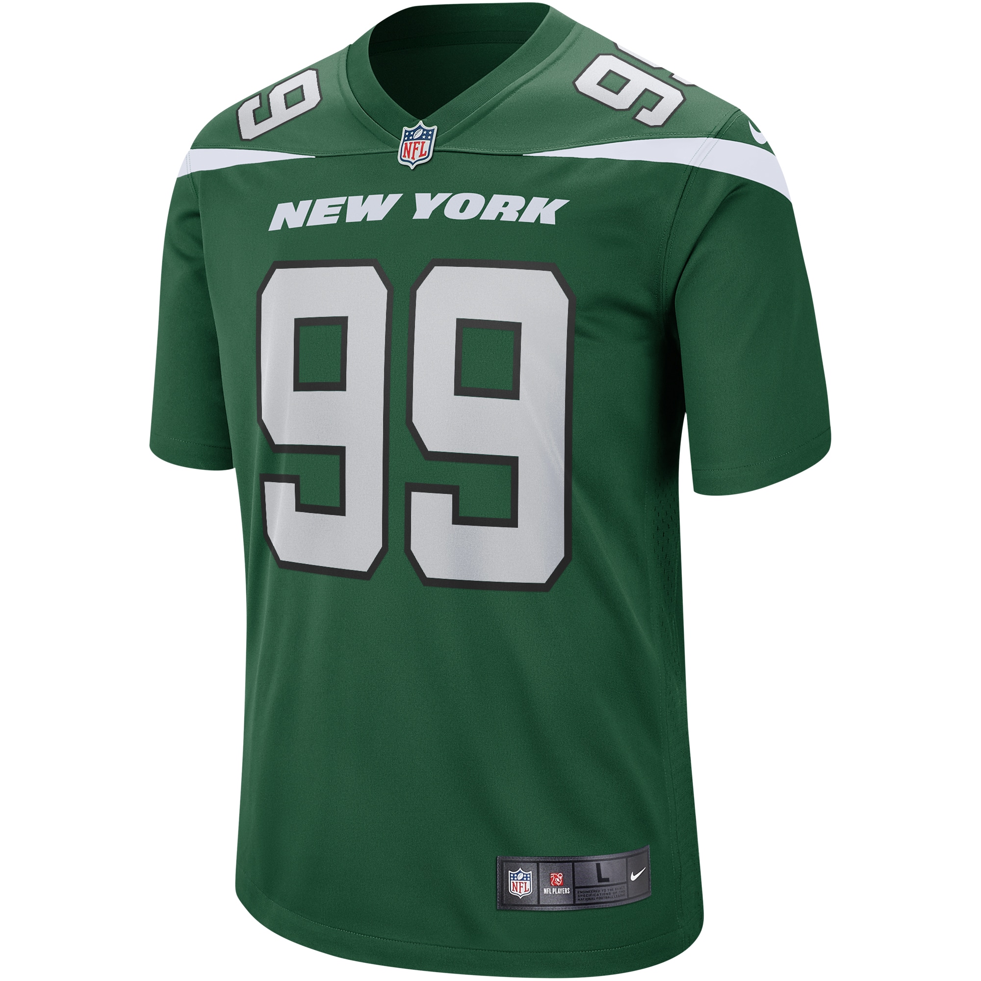 Men's New York Jets Mark Gastineau Gotham Green Game Retired Player Jersey
