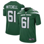Men's New York Jets Max Mitchell Gotham Green Game Player Jersey