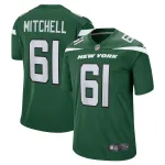 Men's New York Jets Max Mitchell Gotham Green Game Player Jersey