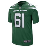Men's New York Jets Max Mitchell Gotham Green Game Player Jersey