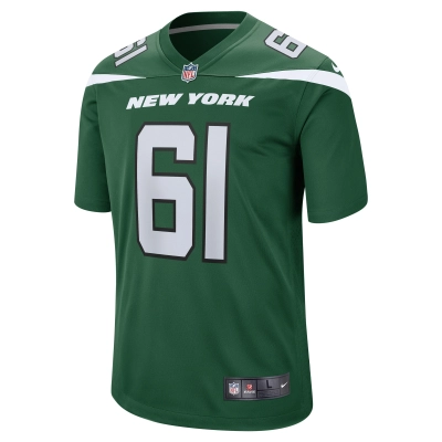 Men's New York Jets Max Mitchell Gotham Green Game Player Jersey 02